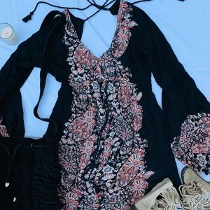 Rare Abercrombie & Fitch Bohemian Floral Dress